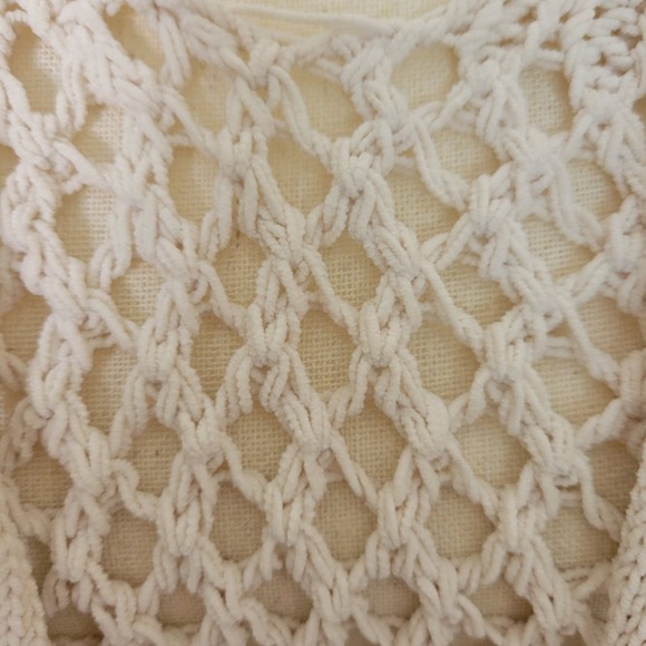 Nicole Miller Artelier Crochet Drawstring Hood Stretchy Long Sleeve Top Size XS - Picture 5 of 14